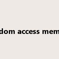 random access memory是什么意思
