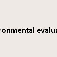 environmental evaluation是什么意思