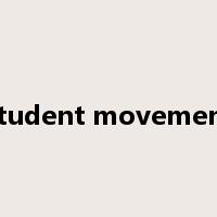 student movement是什么意思
