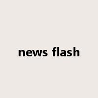 news flash是什么意思