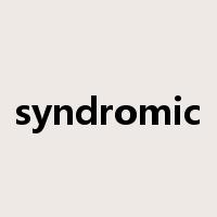 syndromic是什么意思