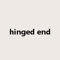 hinged end是什么意思