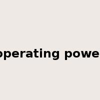 operating power是什么意思