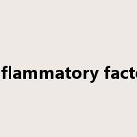 inflammatory factor是什么意思