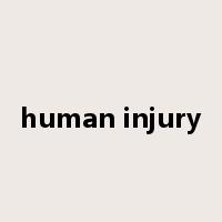 human injury是什么意思