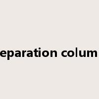 separation column是什么意思
