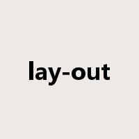 lay-out是什么意思