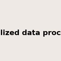 centralized data processing是什么意思