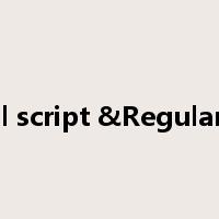 Clerical script &Regular script是什么意思