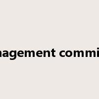 management committee是什么意思