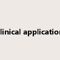 clinical application是什么意思