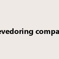 stevedoring company是什么意思