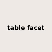 table facet是什么意思
