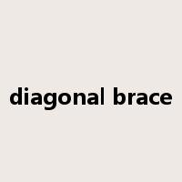 diagonal brace是什么意思