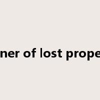 owner of lost property是什么意思