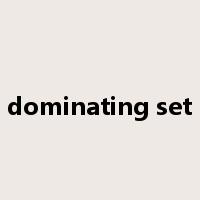 dominating set是什么意思