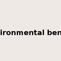 environmental benefit是什么意思