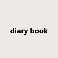 diary book是什么意思