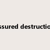 assured destruction是什么意思