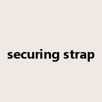 securing strap是什么意思