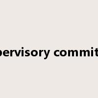 supervisory committee是什么意思