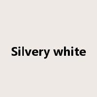 Silvery white是什么意思