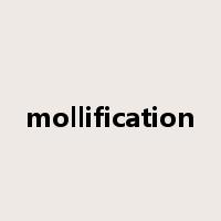 mollification是什么意思