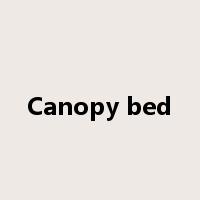 Canopy bed是什么意思