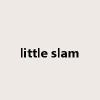 little slam是什么意思