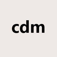 cdm是什么意思