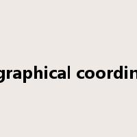 geographical coordinates是什么意思