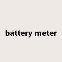 battery meter是什么意思