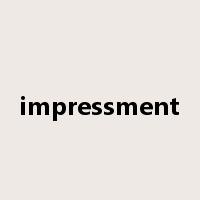 impressment是什么意思