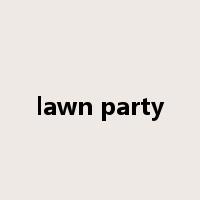 lawn party是什么意思