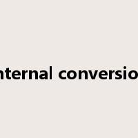 internal conversion是什么意思