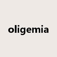 oligemia是什么意思