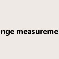 range measurement是什么意思