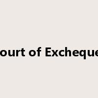 Court of Exchequer是什么意思