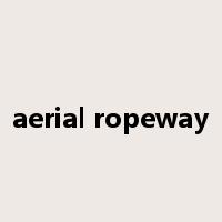 aerial ropeway是什么意思