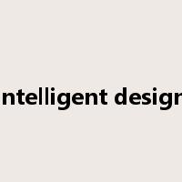intelligent design是什么意思