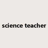 science teacher是什么意思
