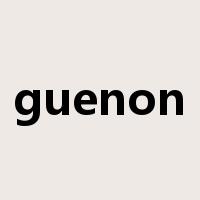 guenon是什么意思
