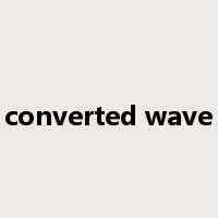 converted wave是什么意思