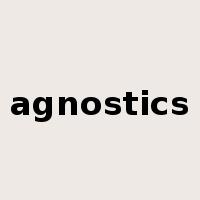 agnostics是什么意思