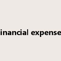 Financial expenses是什么意思