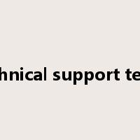 technical support team是什么意思
