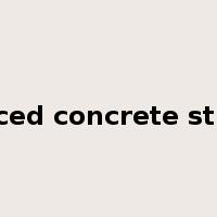 reinforced concrete structure是什么意思