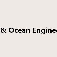 Ship & Ocean Engineering是什么意思