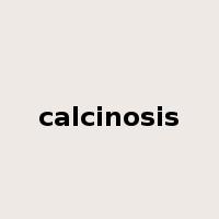 calcinosis是什么意思