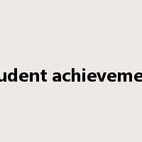 student achievement是什么意思
